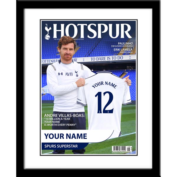Tottenham - Personalised Headline Magazine - Framed