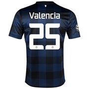 Manchester United UEFA Champions League Away Shirt 2013/14 - Kids with Valencia 25 printing